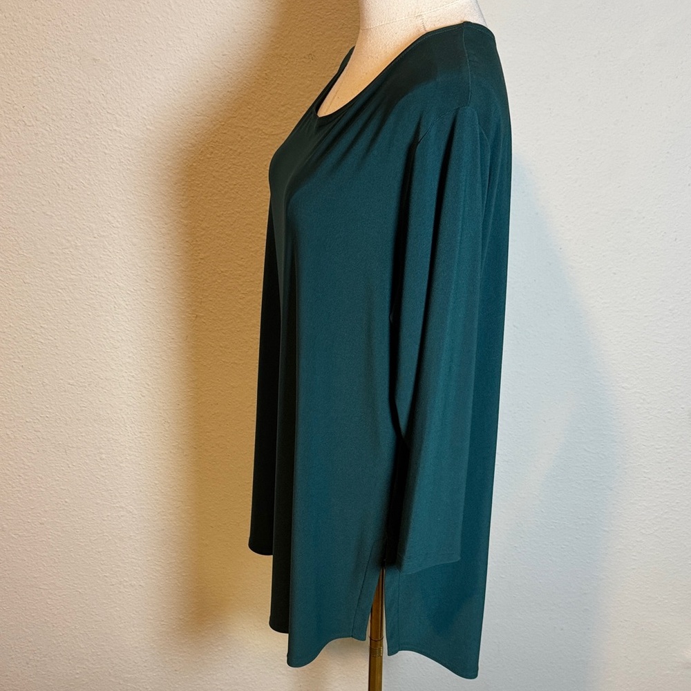 NWOT Sympli Go To Tee Relaxed Evergreen size 16 - Picture 4 of 14